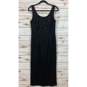 R & M Collection Black Dress, Size 8